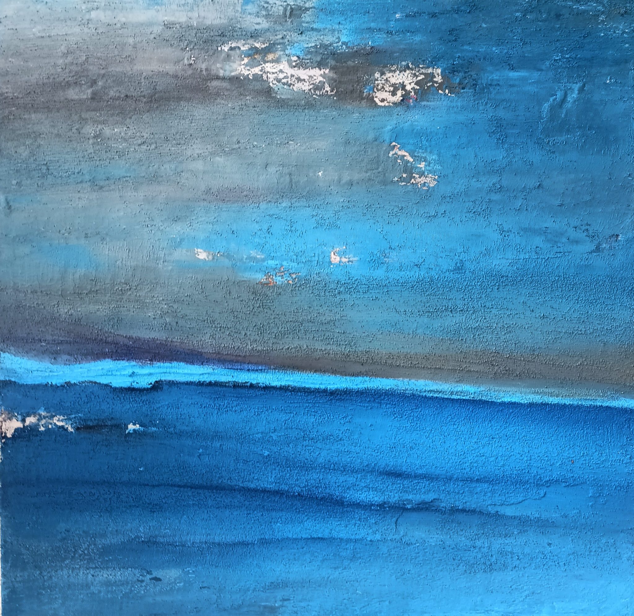 LA RICERCA DELL'ESSENZA N.1 tela 70x70 cm. tecnica mista anno 2026